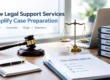 Legal support services for case preparation